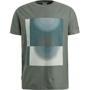 Cast Iron T-shirt groen (Maat: L) - Fotoprint - Halslijn: Ronde hals,