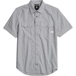 G-Star Raw Overhemd lange mouw grijs (Maat: XL) - Effen