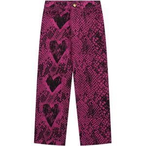 Daily Brat Sizzling snake heart broek roze (Maat: 140)