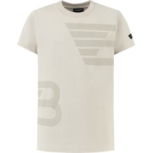 Ballin T-shirt beige (Maat: 164) - Tekst - Halslijn: Ronde hals,