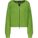 Monari - Leren Jas - Groen