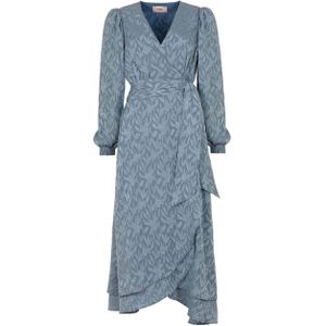 Freebird Jurk blauw (Maat: XL) - Halslijn: V-hals,
