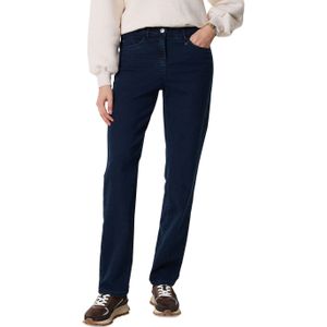 Relaxed by Toni My Beauty dames broek blauw (Maat: 36) - Effen