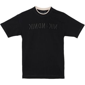 NIK & NIK T-shirt zwart (Maat: 152) - Tekst - Halslijn: Ronde hals,