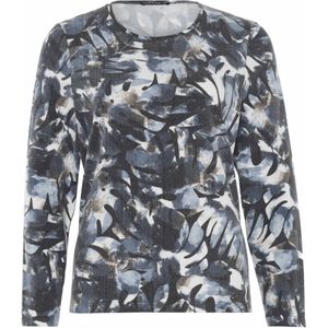 Golléhaug Dames longsleeve blauw (Maat: 44) - Halslijn: Ronde hals,