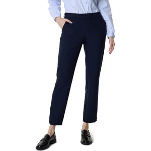 Toni Jenny Smart dames broek blauw (Maat: 40) - Effen