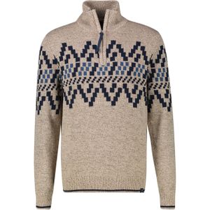 Regular fit gebreide pullover met schipperskraag