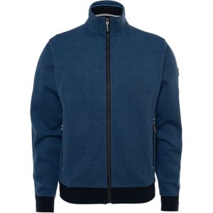 Baileys Vest blauw (Maat: XL) - Effen - Halslijn: Opstaande kraag,