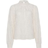 Aaiko - LEXIE CO 415 - Blouse - Ecru - Opstaande Kraag