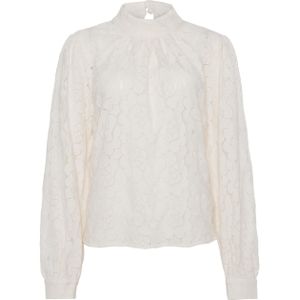 Aaiko - LEXIE CO 415 - Blouse - Ecru - Opstaande Kraag