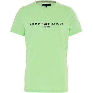 Tommy Hilfiger T-shirt groen (Maat: XL) - Logo - Halslijn: Ronde hals,