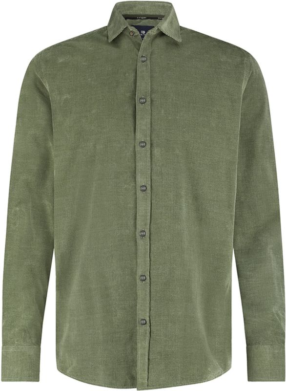 State of Art - Casual Overhemd - Groen - Lange Mouwen