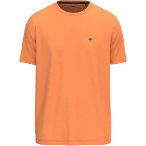 Fynch-Hatton T-shirt oranje (Maat: XL) - Effen - Halslijn: Ronde hals,
