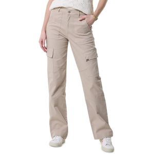 Malelions Straight leg cargo pants broek beige (Maat: L)