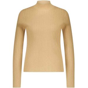 Tramontana - Trui - Goud - Glitter - Halslijn: Opstaande Kraag