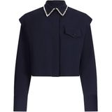 Liu Jo, Dames, Jassen, Blauw, Maat: 2XS Viscose,