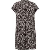 Opus - Jerseyjurk - Wit - Zwarte Abstracte Print