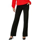 Toni - Jenny Wide Leg - Broek - Zwart