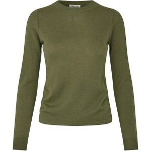 Baum und Pferdgarten Dames trui groen (Maat: L) - Effen - Halslijn: Ronde hals,