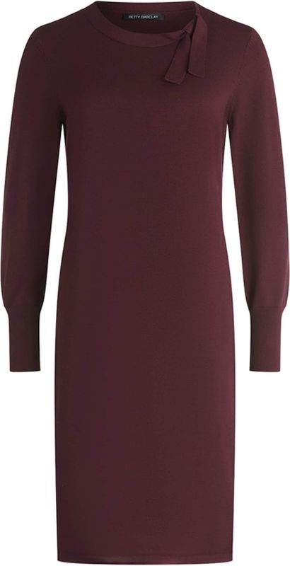 Betty Barclay Gebreide jurk  aubergine