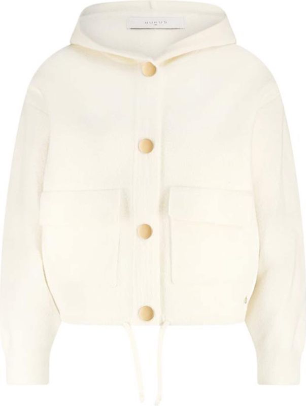 Nukus Dames jas ecru (Maat: XS) - Effen