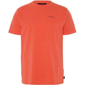 Airforce T-shirt oranje (Maat: L) - Tekst - Halslijn: Ronde hals,