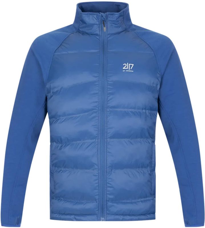 2117 of Sweden Heren ski-jas blauw (Maat: S) - Halslijn: Opstaande kraag,
