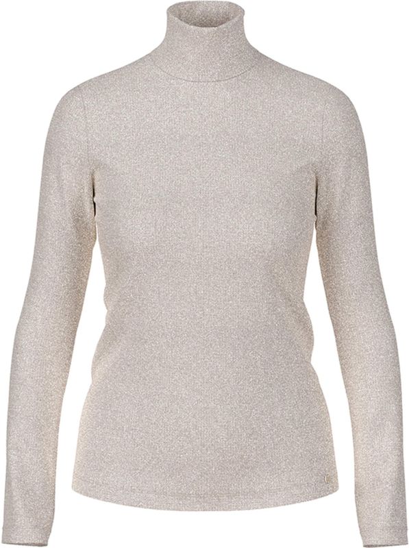 Marc Cain - T-shirt - Nauwsluitend - Lange Mouwen - Opstaande Kraag