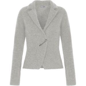 No man's land Blazer grijs (Maat: M) - Effen