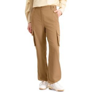 YAYA Wide leg cargo trousers beige (Maat: 40)