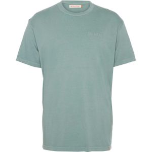 Revolution T-shirt blauw (Maat: S) - Effen - Halslijn: Ronde hals,