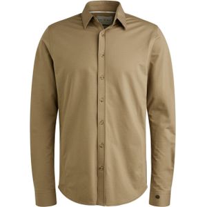 Cast Iron - Casual Shirt - Zandkleur - Heren Overhemd