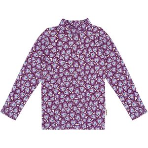 Jacky Sue Meisjes longsleeve roze (Maat: 128) - Halslijn: Opstaande kraag,