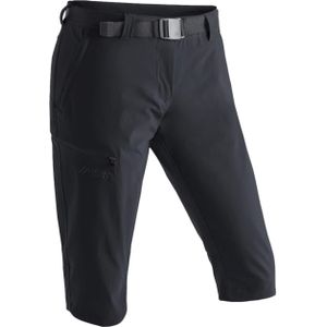 Maier W Capri stretch Inara slim 3/4 broek zwart (Maat: 46)