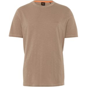 Boss Orange T-shirt bruin (Maat: S) - Halslijn: Ronde hals,