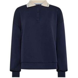MOS Mosh - Mmvada Polo Sweatshirt - Blauw - Hoodie