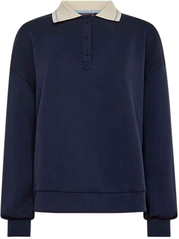 MOS Mosh - Mmvada Polo Sweatshirt - Blauw - Hoodie