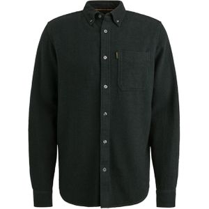 PME Legend Heren overhemd lange mouw groen (Maat: S)