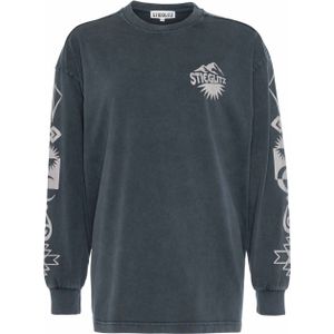 Stieglitz Longsleeve grijs (Maat: XXS) - Halslijn: Ronde hals,