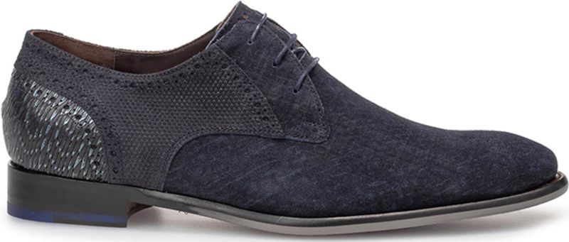 Floris van Bommel - Heren Veterschoenen - Blauw