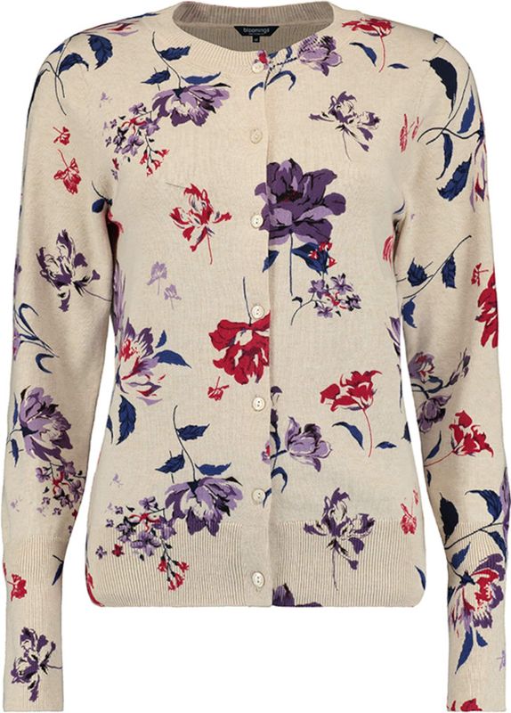 Bloomings - Vest Cardigan - Zand