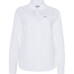Columbia T-shirt wit (Maat: S) - Effen - Halslijn: Kraag,