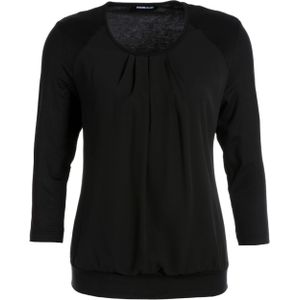 Frank Walder T-shirt zwart (Maat: 50) - Effen - Halslijn: Ronde hals,