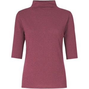 No man's land Coltrui bordeaux (Maat: S) - Glitter - Halslijn: Col,