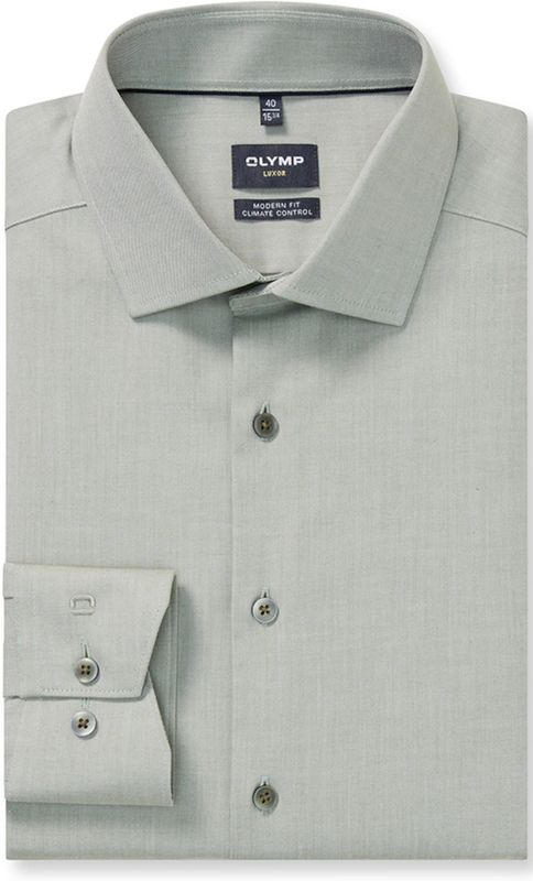 OLYMP - Luxor 24/Seven - Overhemd - Mint - Modern Fit - Global Kent