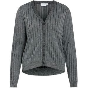 Vila Dames vest zilver (Maat: M) - Halslijn: V-hals,