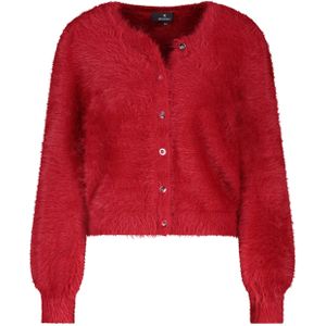 monari Gebreid vest  rood