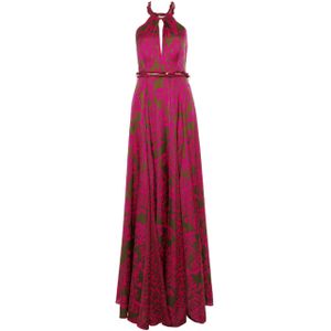 Sonia Peña Dames jurk roze (Maat: 40) - Halslijn: Ronde hals,