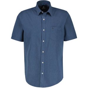 Lerros Overhemd korte mouw blauw (Maat: M)