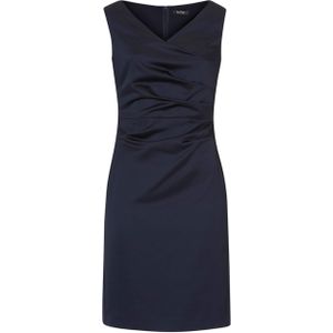 Vera Mont Jurk blauw (Maat: 40) - Effen - Halslijn: Ronde hals,